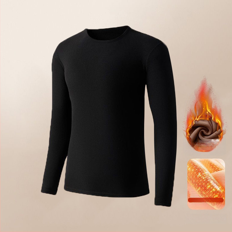 Vyrų terminis apatinių komplektas iš Derong audinio, dviejų pusčių velūras, 97% poliesteris, pamušalas poliesteris, 181–200 g/m², stiprus šildymas