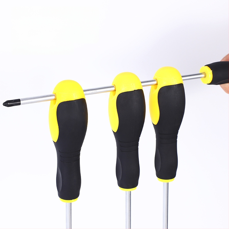 Henglida μίνι μαγνητικό κατσαβίδι με σταυροκεφαλή, από άνθρακα χάλυβα και λαβή από δύο υλικά