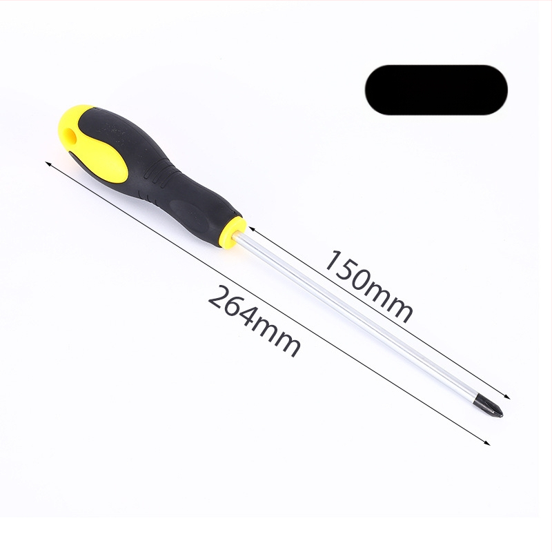 Henglida μίνι μαγνητικό κατσαβίδι με σταυροκεφαλή, από άνθρακα χάλυβα και λαβή από δύο υλικά