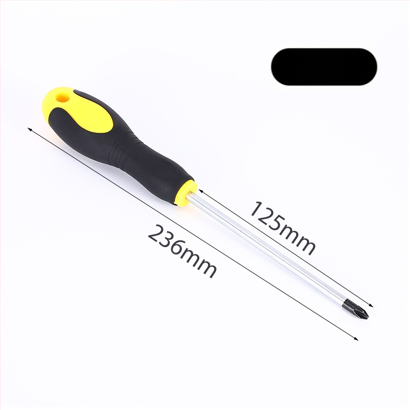 Henglida μίνι μαγνητικό κατσαβίδι με σταυροκεφαλή, από άνθρακα χάλυβα και λαβή από δύο υλικά