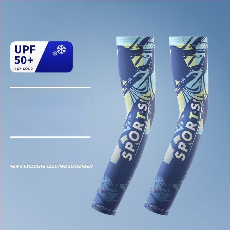 Rokas piedurknes ar Ice Silk vasaras saules aizsardzībai, UV aizsardzība, piemērotas zvejniecībai, riteņbraukšanai un braukšanai; poliesteris virs 96%