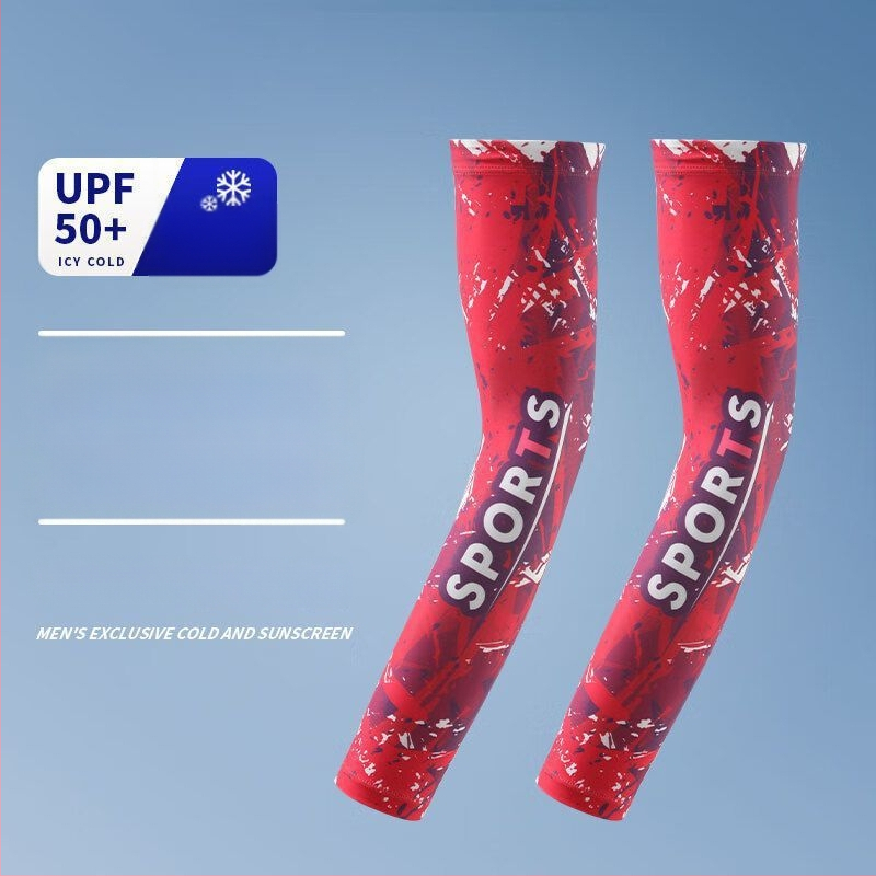 Rokas piedurknes ar Ice Silk vasaras saules aizsardzībai, UV aizsardzība, piemērotas zvejniecībai, riteņbraukšanai un braukšanai; poliesteris virs 96%