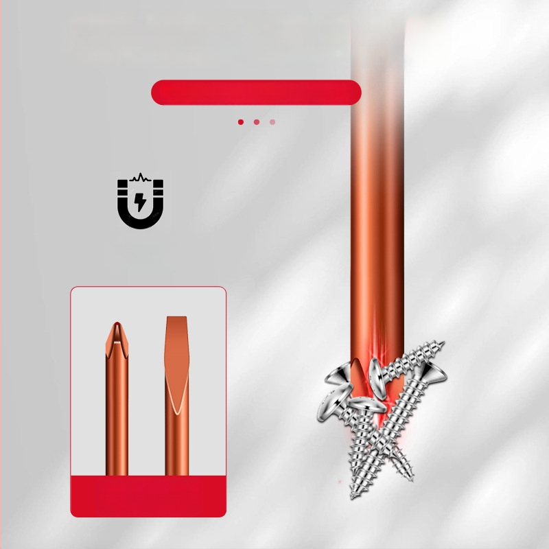 Siuvimo mašinos atsuktuvų rinkinys su Phillips ir plokščiojo galvutės bitais, magnetinis, didelis kietumas, S2 įrankių plienas, su ilga rankena