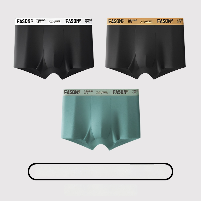 Meeste bokserid, puuvill, antibakteriaalne, keskmise vöökohaga, noortele meestele