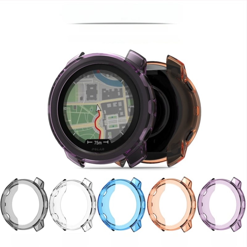 TPU apsauginis dėklas Polar Vantage V3 ir Vantage M3; medžiaga: TPE/TPU; svoris: 0,008 kg; pakuotė: perlų spalvos maišeliai