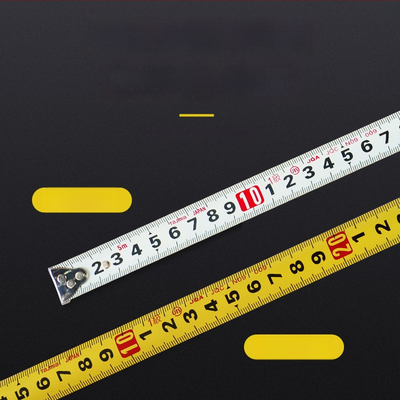 Tajima Ryu kétoldalas acél mérőszalag, vastított, kopásálló, mérőeszköz típus: szalag