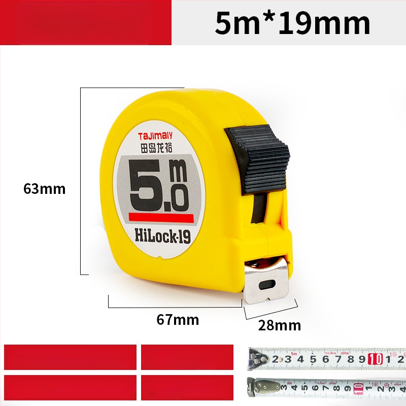Tajima Ryu kétoldalas acél mérőszalag, vastított, kopásálló, mérőeszköz típus: szalag