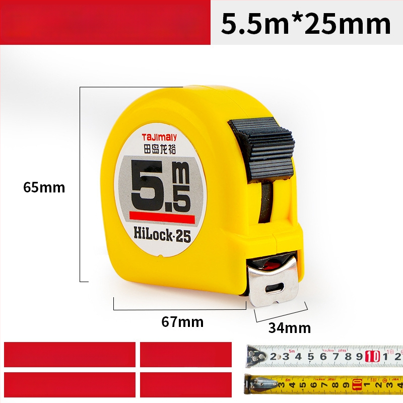 Tajima Ryu kétoldalas acél mérőszalag, vastított, kopásálló, mérőeszköz típus: szalag