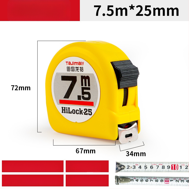 Tajima Ryu kétoldalas acél mérőszalag, vastított, kopásálló, mérőeszköz típus: szalag