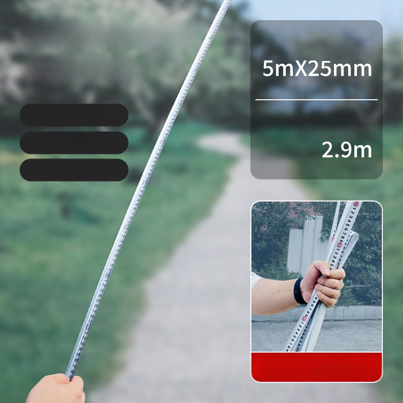 Mekla rozsdamentes acél mérőszalag, kopásálló és ütésálló