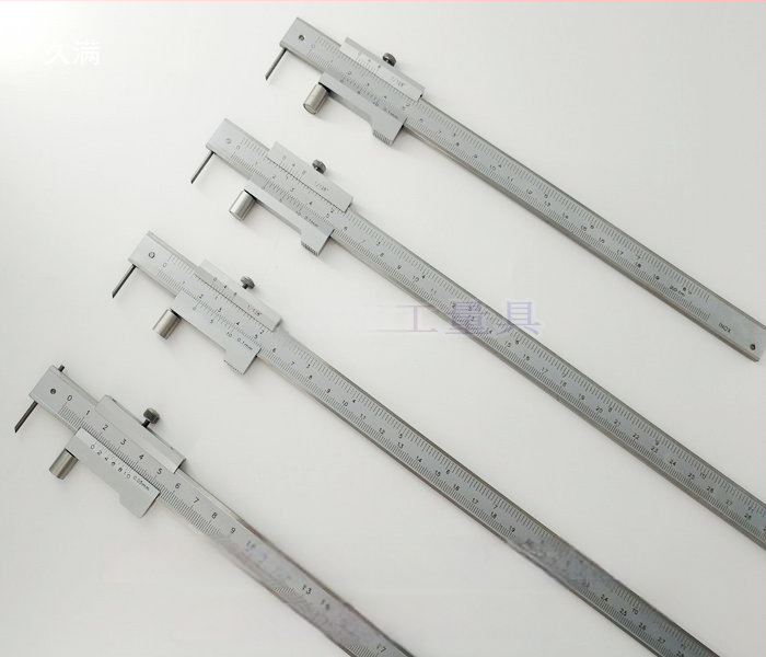 Верниер калипер с карбидна сплав за паралелно надписване, обхват 0-500 мм