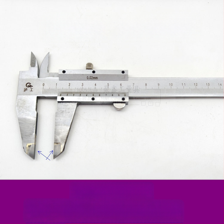 Верниер калипер с карбидна сплав за паралелно надписване, обхват 0-500 мм