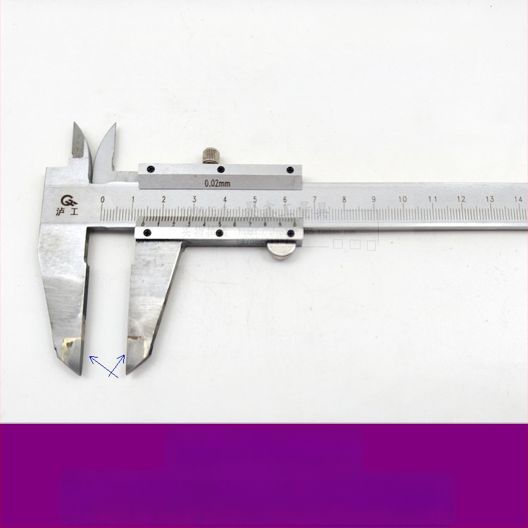 Верниер калипер с карбидна сплав за паралелно надписване, обхват 0-500 мм