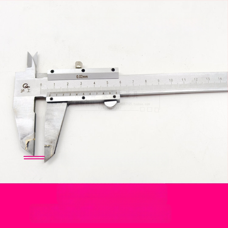 Верниер калипер с карбидна сплав за паралелно надписване, обхват 0-500 мм