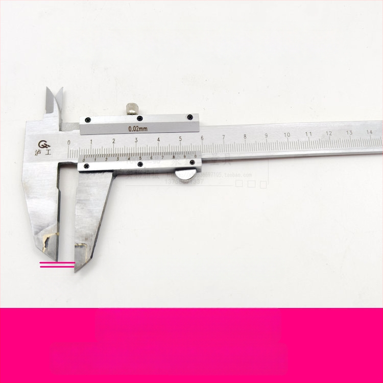 Верниер калипер с карбидна сплав за паралелно надписване, обхват 0-500 мм