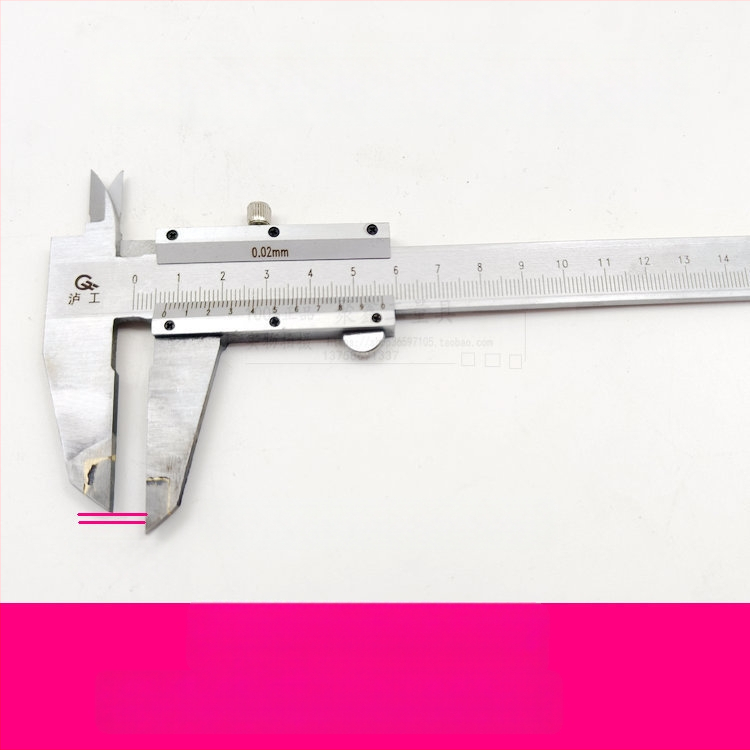 Верниер калипер с карбидна сплав за паралелно надписване, обхват 0-500 мм