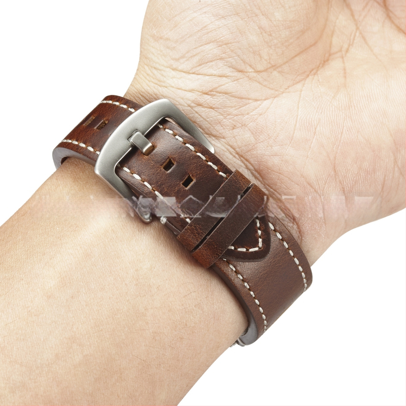 Ādas pulksteņa siksna ar eļļas-vaska pārklājumu, gatava lietošanai, Huawei viedpulkstenim, zīmols Xin Starting Point, izcelsme Guangdong, Ķīna, 2025. gada pavasaris, ikdienas stilā