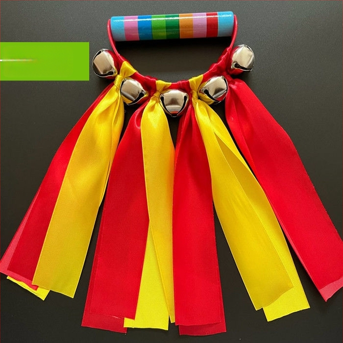 Детска ръчна камбанка за сутрешни танцови упражнения в градина; марка: Други; наличност: готова на склад; възрастова група: деца; година/сезон: Други