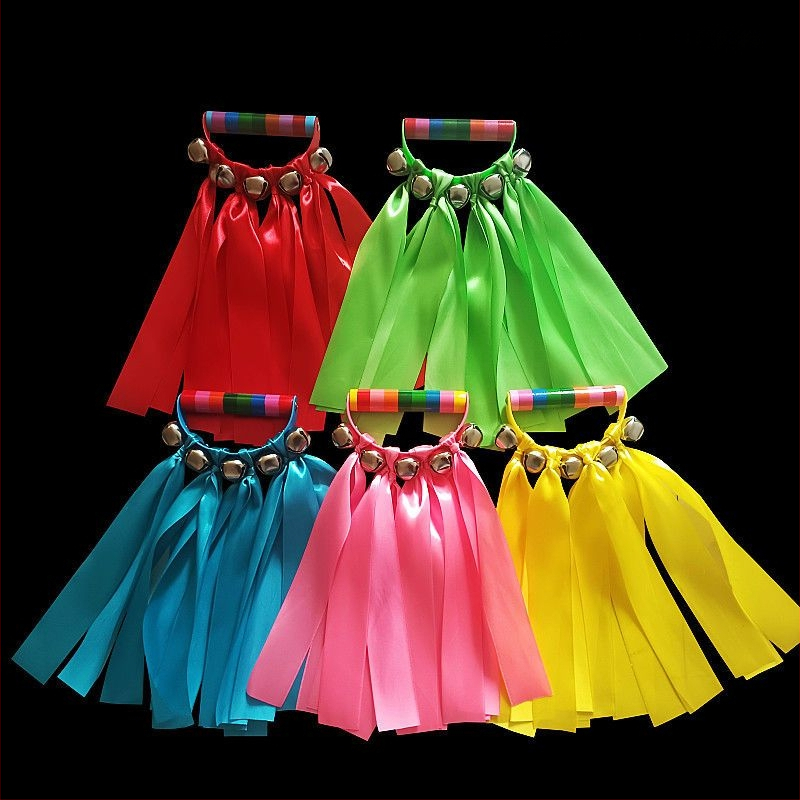 Детска ръчна камбанка за сутрешни танцови упражнения в градина; марка: Други; наличност: готова на склад; възрастова група: деца; година/сезон: Други