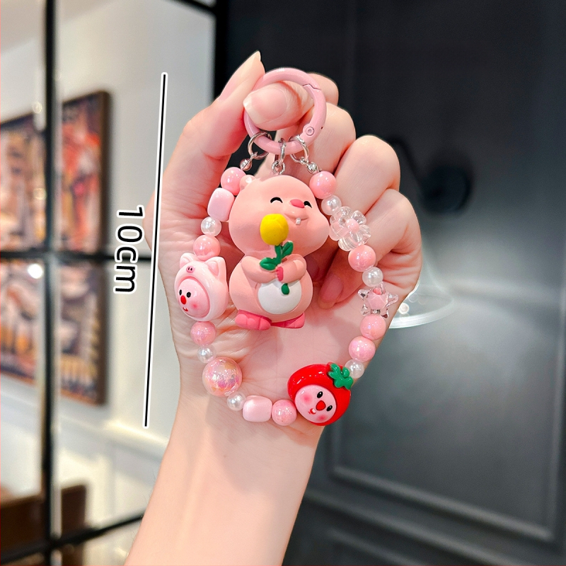 Κρεμαστό μπρελόκ - Ρητίνη με χάντρες, γλυκό στυλ, μάρκα Yiming, ατομικά συσκευασμένο