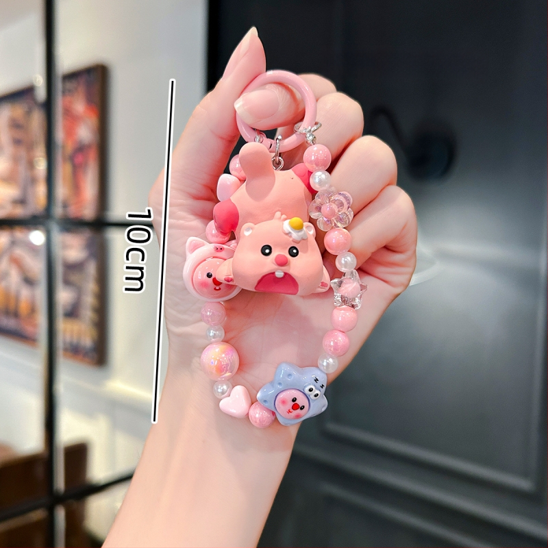 Κρεμαστό μπρελόκ - Ρητίνη με χάντρες, γλυκό στυλ, μάρκα Yiming, ατομικά συσκευασμένο