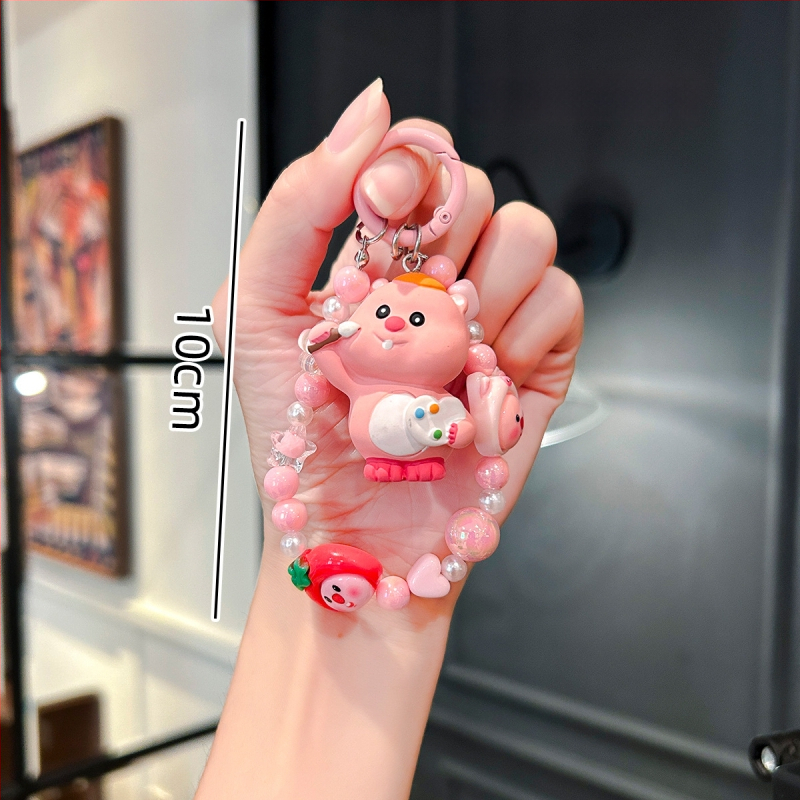 Κρεμαστό μπρελόκ - Ρητίνη με χάντρες, γλυκό στυλ, μάρκα Yiming, ατομικά συσκευασμένο