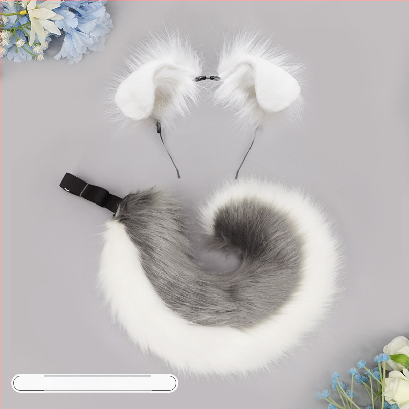 Ръчно изработено плюшено аксесоар за глава с уши на чудовище, карикатурен стил, унисекс