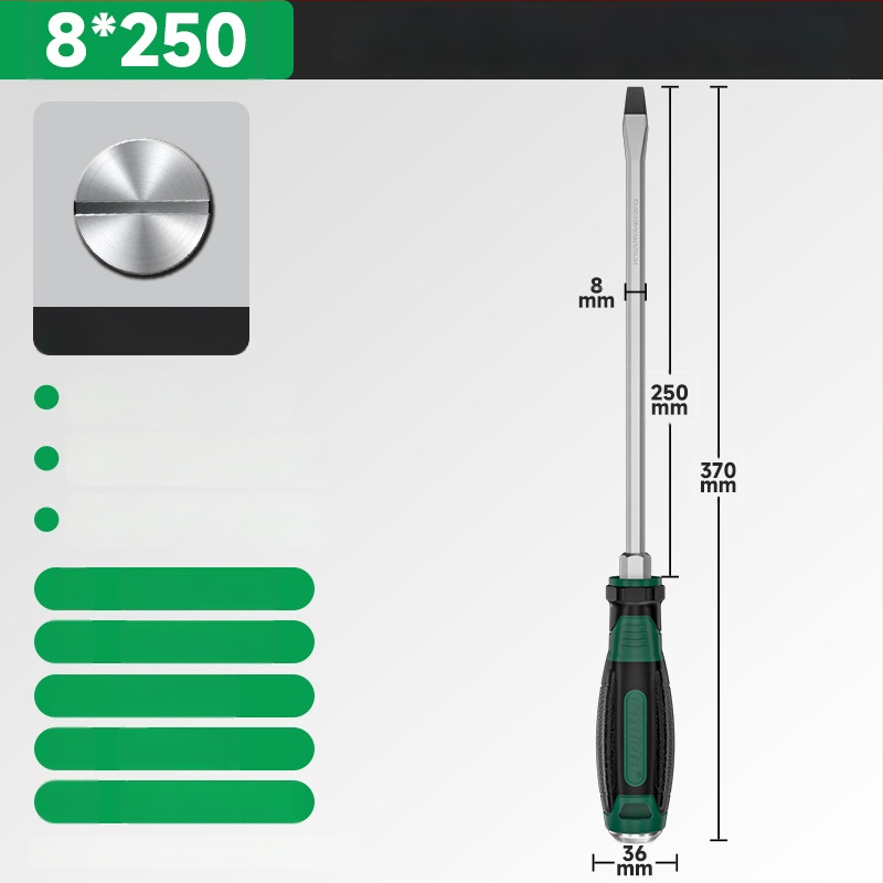 Πολυβιδική μαγνητική κατσαβίδα από Cr-V ατσάλι, με σταυροειδή κεφαλή, υψηλή σκληρότητα, ανθεκτική σε κρούσεις