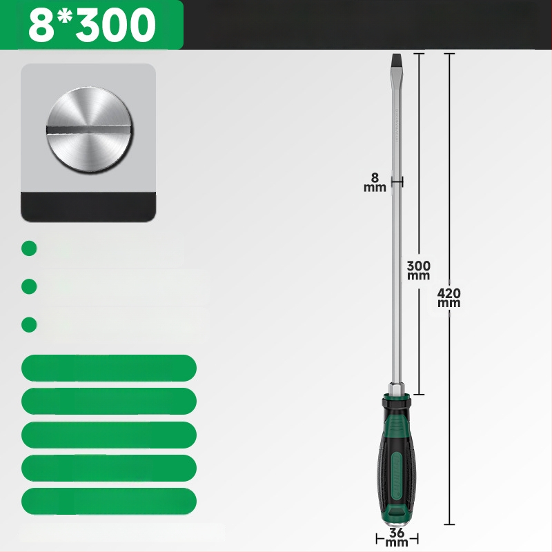 Πολυβιδική μαγνητική κατσαβίδα από Cr-V ατσάλι, με σταυροειδή κεφαλή, υψηλή σκληρότητα, ανθεκτική σε κρούσεις