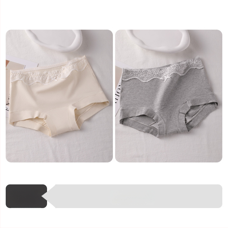 Boxer briefs за тийн момичета, антибактериални, проветриви, изцяло памучни, средна талия, гладка тъкан