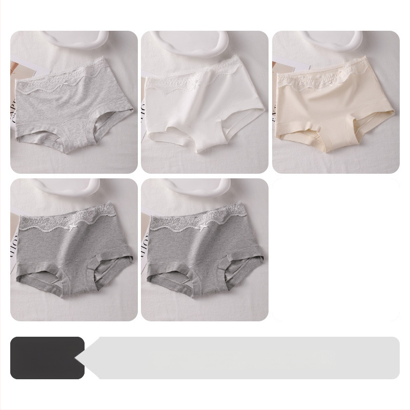 Boxer briefs за тийн момичета, антибактериални, проветриви, изцяло памучни, средна талия, гладка тъкан