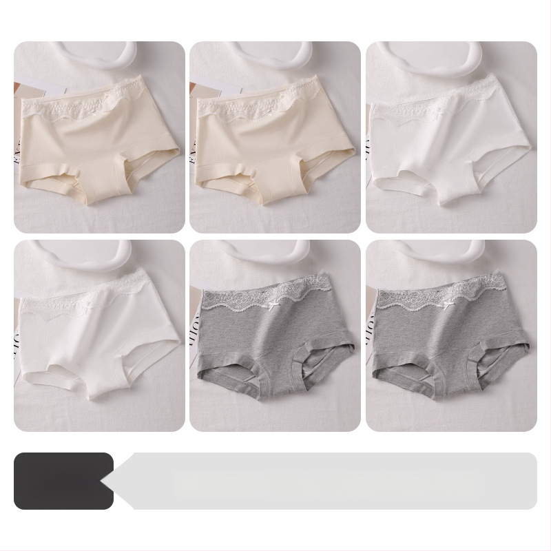 Boxer briefs за тийн момичета, антибактериални, проветриви, изцяло памучни, средна талия, гладка тъкан