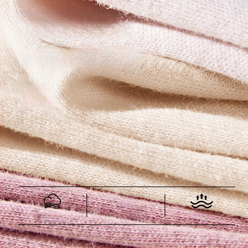 Moteriškos storos 100% medvilnės termines kelnes, vieno sluoksnio, išlaiko šilumą