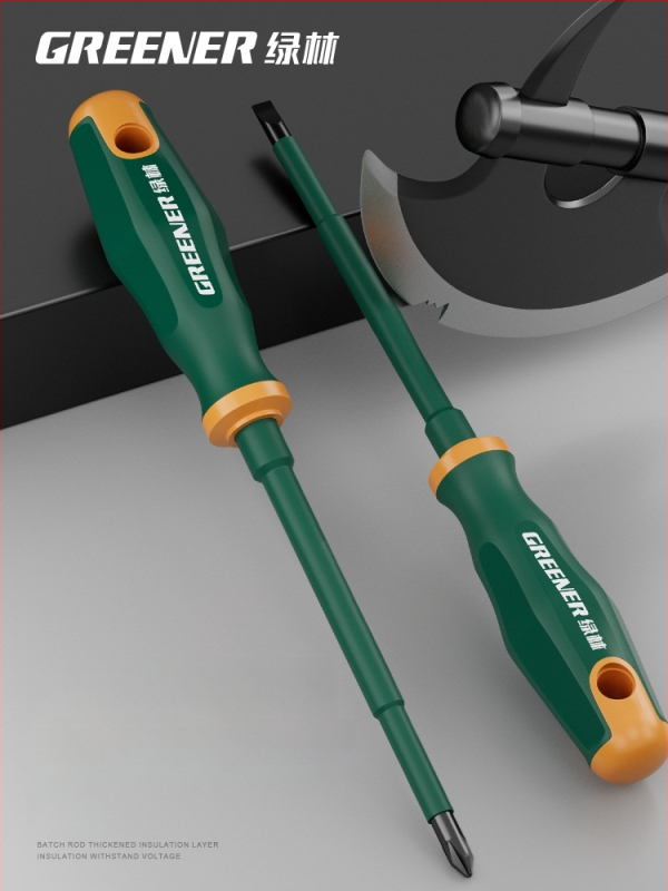 Κατσαβίδι με σταυροειδή κεφαλή για ηλεκτρολόγους, πλαστική λαβή