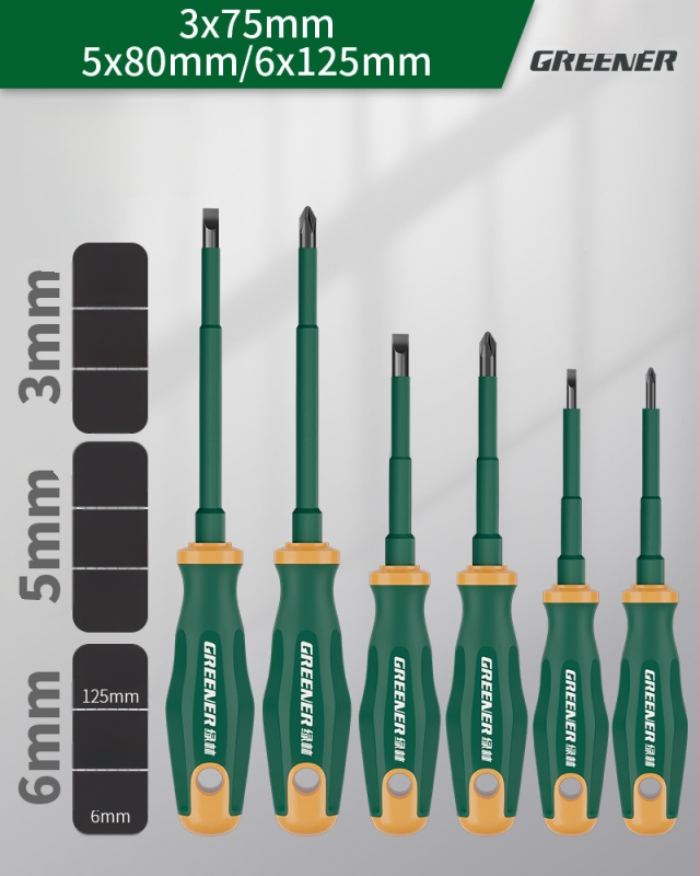 Κατσαβίδι με σταυροειδή κεφαλή για ηλεκτρολόγους, πλαστική λαβή