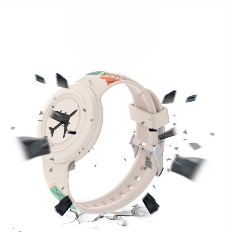 Κάλυμμα λουριού από σιλικόνη για Apple AirTag – Αδιάβροχο, χαριτωμένο στυλ κινούμενο σχέδιο, χύτευση με έγχυση, σειρά Waterproof Strap Cover, μοντέλο Waterproof Strap Cover