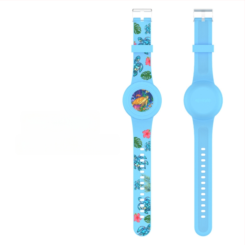 Κάλυμμα λουριού από σιλικόνη για Apple AirTag – Αδιάβροχο, χαριτωμένο στυλ κινούμενο σχέδιο, χύτευση με έγχυση, σειρά Waterproof Strap Cover, μοντέλο Waterproof Strap Cover