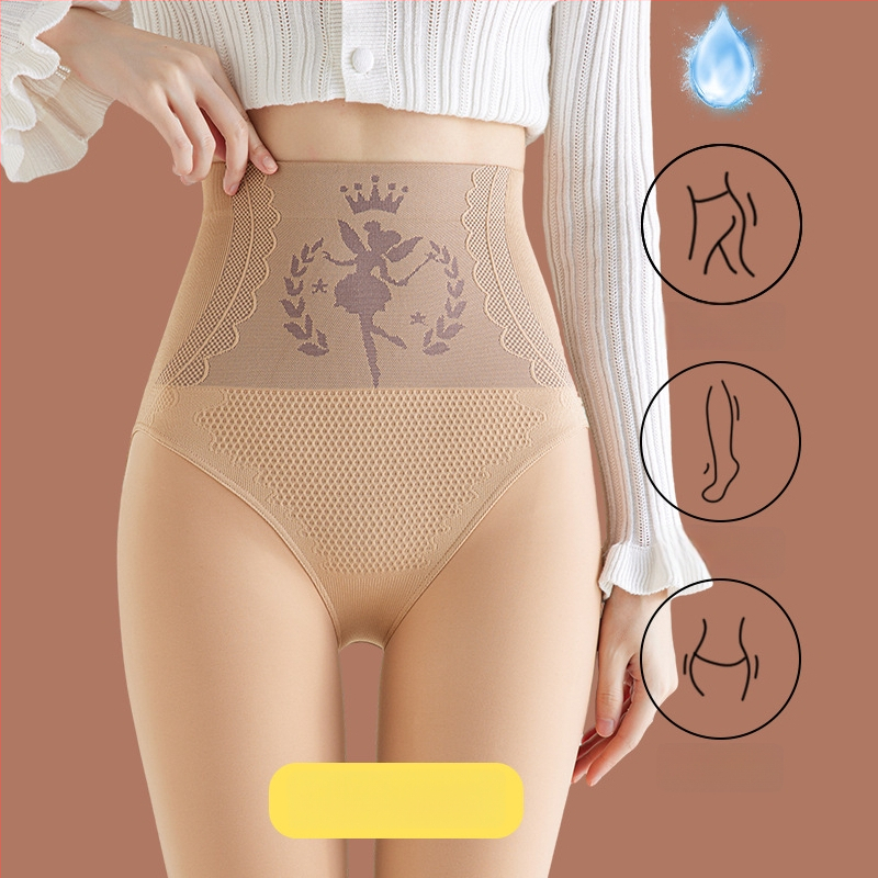 Колготки с подплатой от флис, висока талия, дебели, топли, нейлон-спандекс