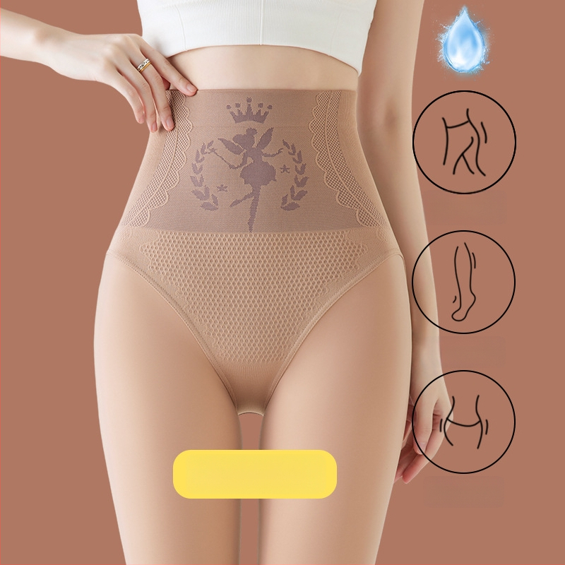 Колготки с подплатой от флис, висока талия, дебели, топли, нейлон-спандекс