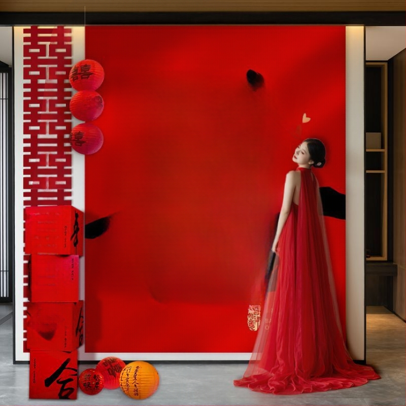 Сватбен фон от плат за фотосесия – Материал: плат, Опаковка: Opp bag, Сватбено килимче за церемония