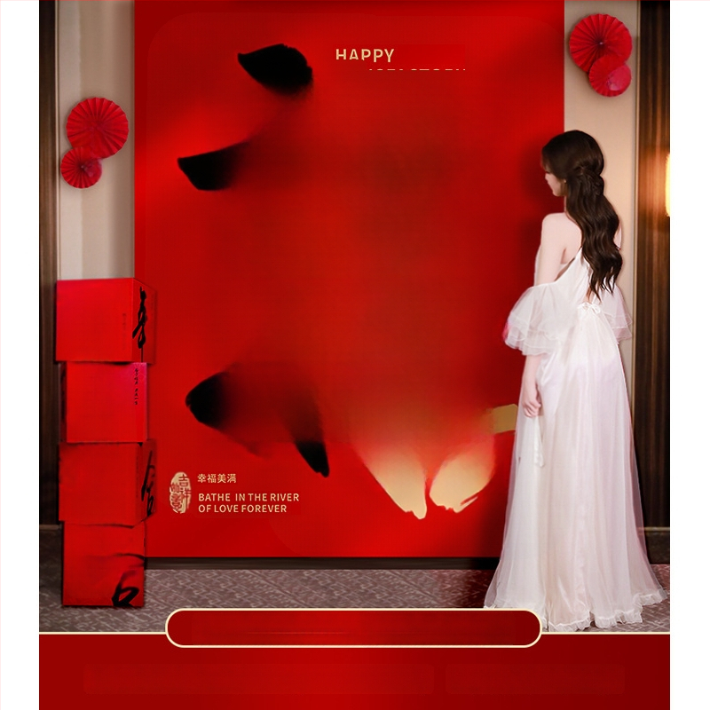 Сватбен фон от плат за фотосесия – Материал: плат, Опаковка: Opp bag, Сватбено килимче за церемония