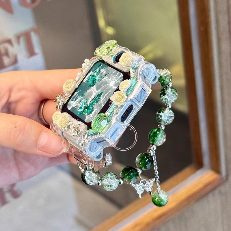 Beaded TPU remen za Little Genius pametni sat, 12 mm priključak, kompatibilan sa Z11, Z10, Z9 Mladi verzija, Z8A, Z7S, Z6S, Z6A