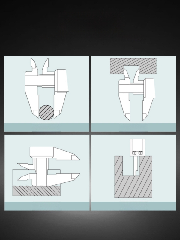 Цифров калипер от неръждаема стомана – индустриален клас, висока прецизност, цифров дисплей