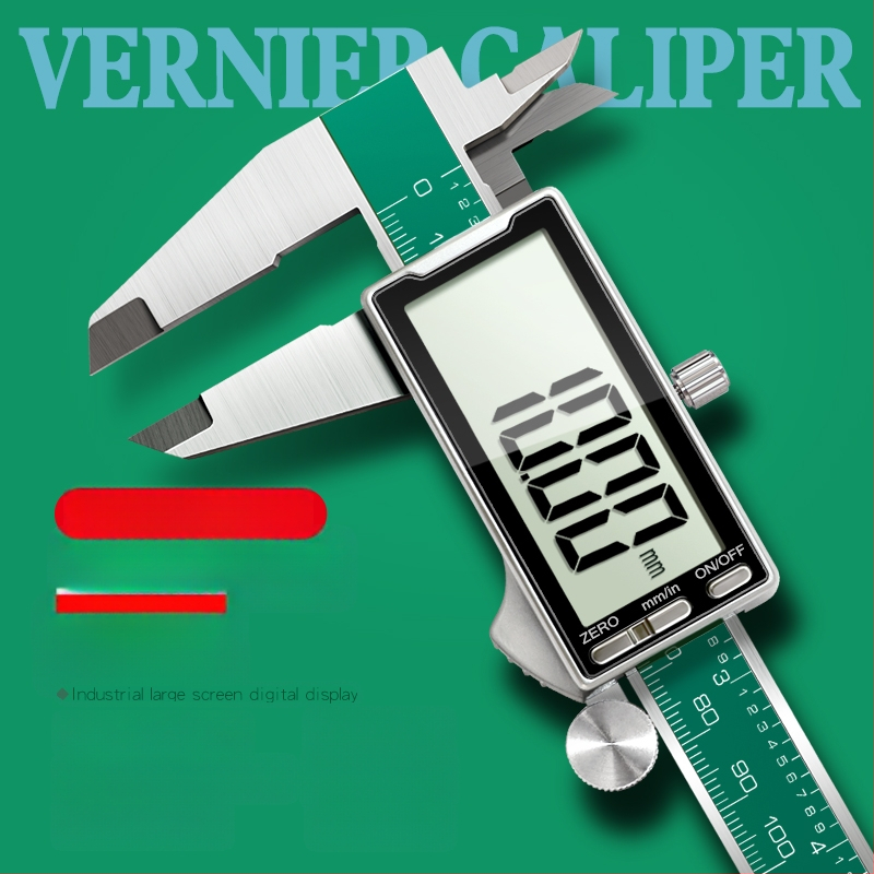 Цифров калипер от неръждаема стомана – индустриален клас, висока прецизност, цифров дисплей