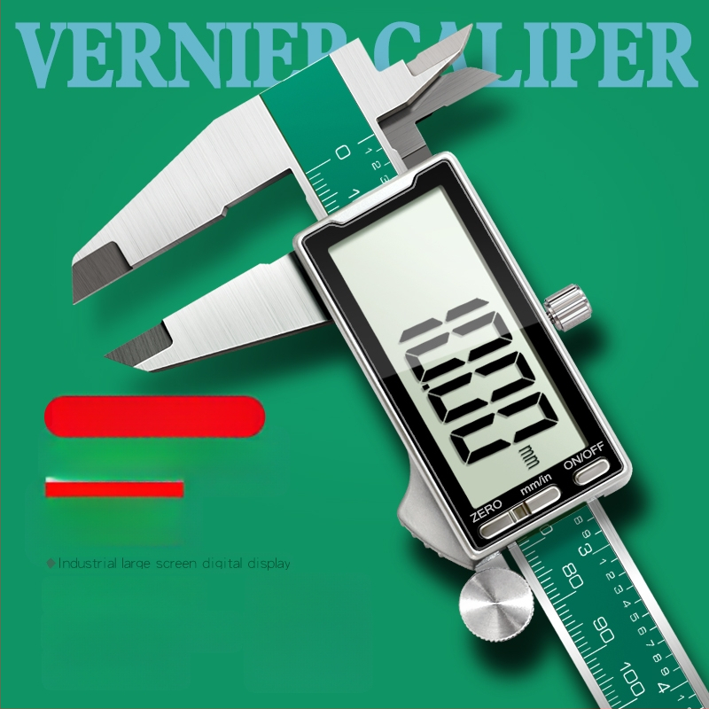 Цифров калипер от неръждаема стомана – индустриален клас, висока прецизност, цифров дисплей