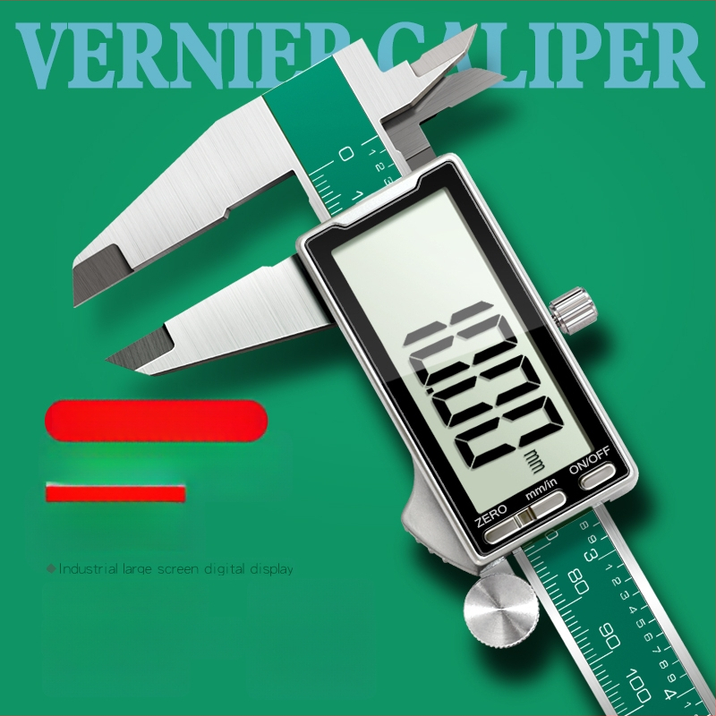 Цифров калипер от неръждаема стомана – индустриален клас, висока прецизност, цифров дисплей