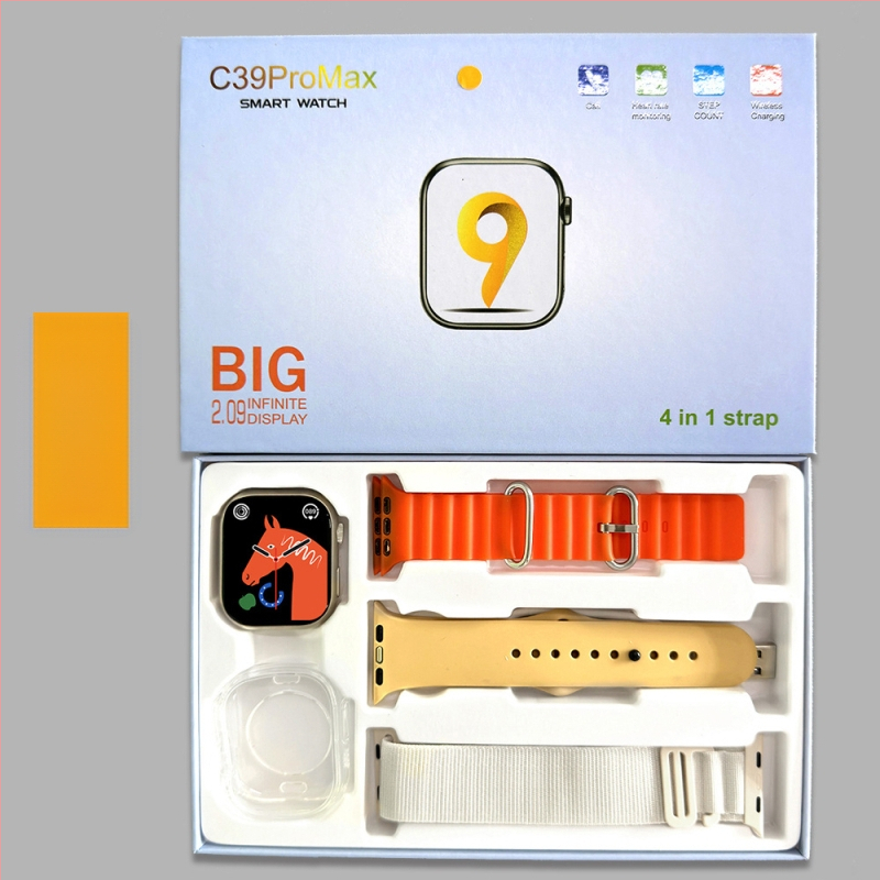 Έξυπνο ρολόι με λειτουργίες 7-σε-3-σε-1: μέτρηση καρδιακού ρυθμού, καταγραφή βημάτων, παρακολούθηση ύπνου, κλήσεις μέσω Bluetooth και ασύρματο φόρτισμα