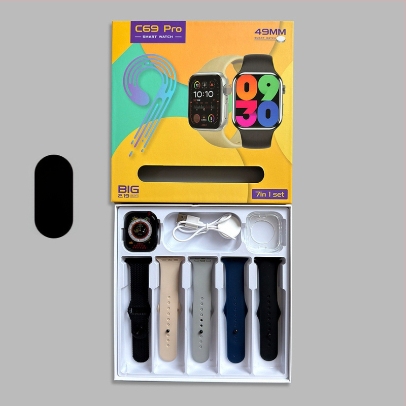 Έξυπνο ρολόι με λειτουργίες 7-σε-3-σε-1: μέτρηση καρδιακού ρυθμού, καταγραφή βημάτων, παρακολούθηση ύπνου, κλήσεις μέσω Bluetooth και ασύρματο φόρτισμα