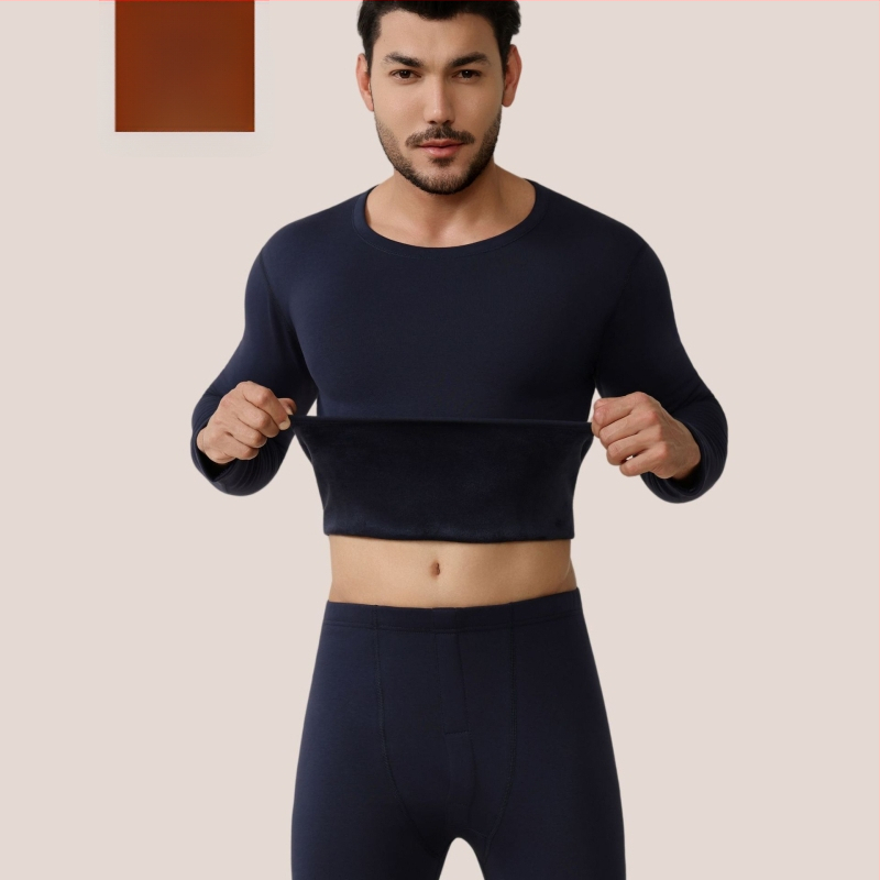 Poros terminių apatinių komplektas – 95% medvilnė, vidinis poliesterio įdėklas 80%, fliso pamušalas, audinio svoris 750 g/m2, ekstra stora 401–500 g/m2, jaunimui 18–40 metų.