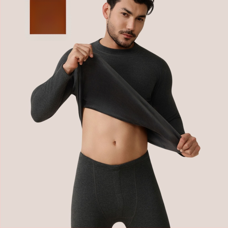 Poros terminių apatinių komplektas – 95% medvilnė, vidinis poliesterio įdėklas 80%, fliso pamušalas, audinio svoris 750 g/m2, ekstra stora 401–500 g/m2, jaunimui 18–40 metų.